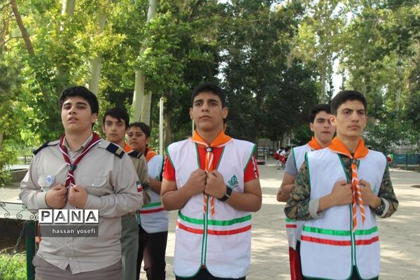 پیش اروی پیشتازان پسر قم در اردگاه ملا صدرا کهک برگزار شد