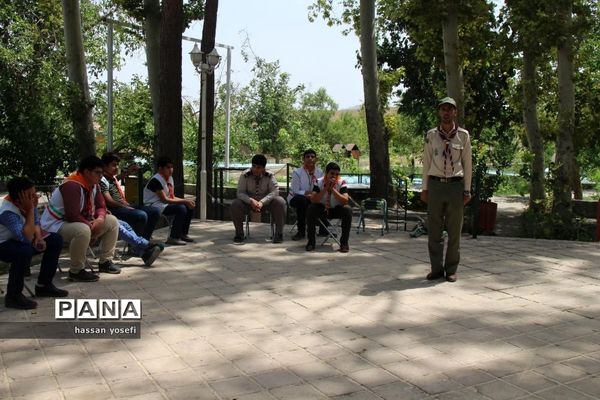 پیش اروی پیشتازان پسر قم در اردگاه ملا صدرا کهک برگزار شد