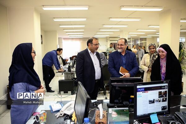 بازدید جمعی از مدیران رسانه‌ها از خبرگزاری پانا