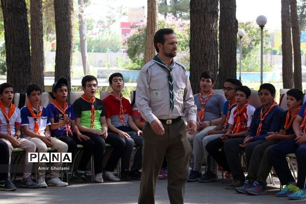 اردوی امید و نشاط دانش‌آموزان شهرقدس  در اردوگاه شهید‌منتظری شهریار