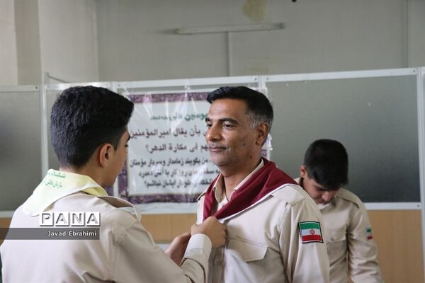 پیش اردوی  دانش آموز پسر پیشتاز خراسان رضوی شرکت کننده در اردوی ملی