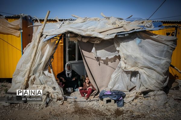 نجات‌یافته‌گان زلزله کرمانشاه