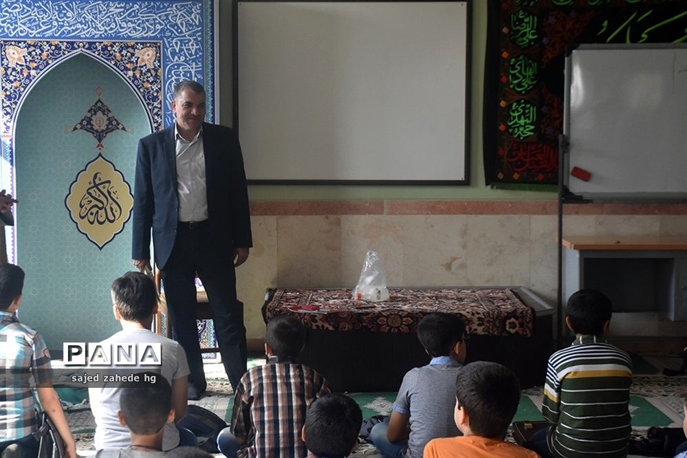 بازدید معاون آموزش و پرورش آذربایجان شرقی از پایگاه تابستانی مدرسه صدرا تبریز