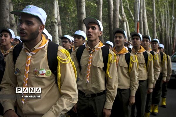 حضور دانش آموزان شهرستانهای استان تهران در اردوی ملی پیشتازان