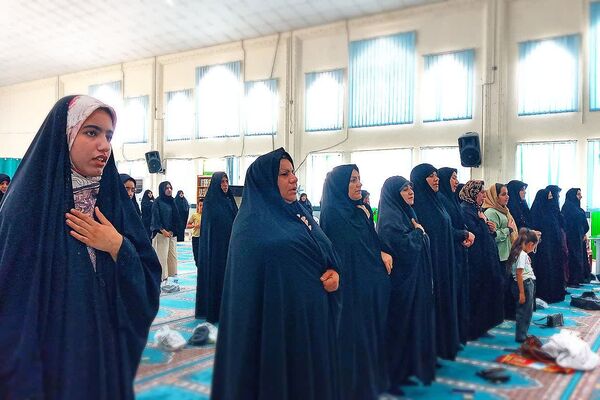 مراسم اولین سالگرد شهدای خدمت در شهرستان باشت