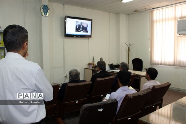 ویدئو  کنفرانس جلسه ساماندهی نیروی انسانی اداره کل آموزش و پرورش استان بوشهر