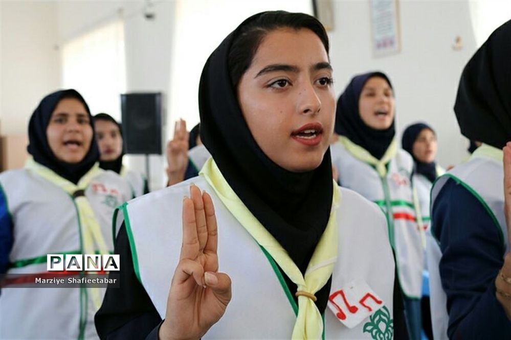 افتتاحیه پیش اردوی استانی پیشتازان دختر خراسان جنوبی