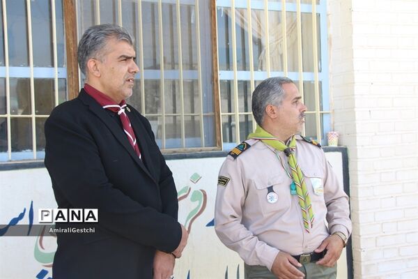 بازدید رئیس سازمان دانش آموزی استان خراسان جنوبی از کمپین اردو انتخابی  پیشتازان پسر  برای اردوملی 97