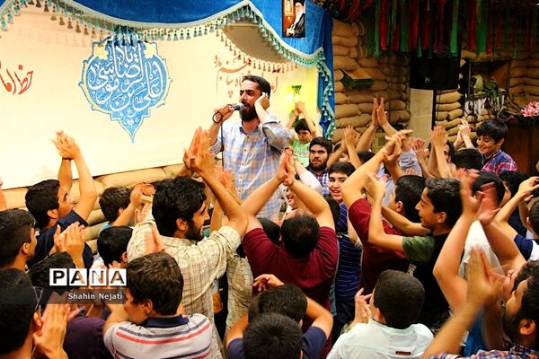 شب ولادت غریب الغربا ، علی بن موسی الرضا (ع) در هیئت انصار الامام رزمندگان کرج