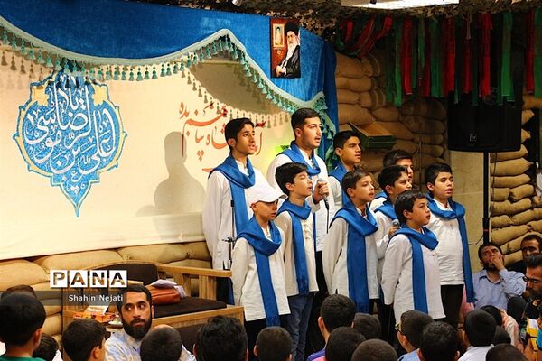 شب ولادت غریب الغربا ، علی بن موسی الرضا (ع) در هیئت انصار الامام رزمندگان کرج
