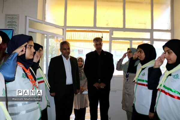 بازدید معاون پرورشی اداره کل آموزش و پرورش خراسان جنوبی و رئیس سازمان دانش آموزی خراسان جنوبی از پیش اردوی انتخابی پیشتازان دختر