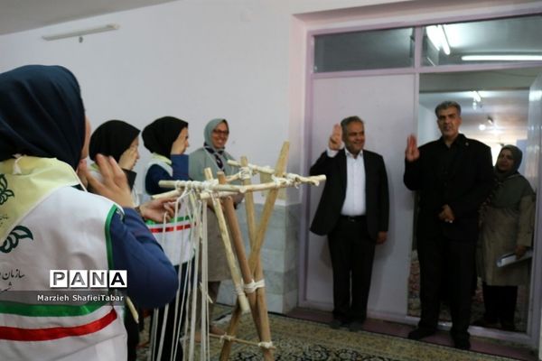 بازدید معاون پرورشی اداره کل آموزش و پرورش خراسان جنوبی و رئیس سازمان دانش آموزی خراسان جنوبی از پیش اردوی انتخابی پیشتازان دختر