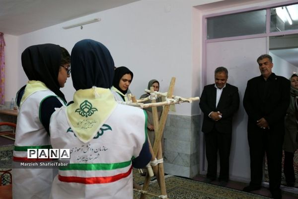 بازدید معاون پرورشی اداره کل آموزش و پرورش خراسان جنوبی و رئیس سازمان دانش آموزی خراسان جنوبی از پیش اردوی انتخابی پیشتازان دختر