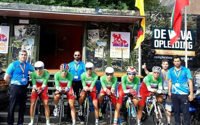 قهرمانی تیم دوچرخه‌سواری نیروهای مسلح ایران در مسابقات ارتش‌های جهان