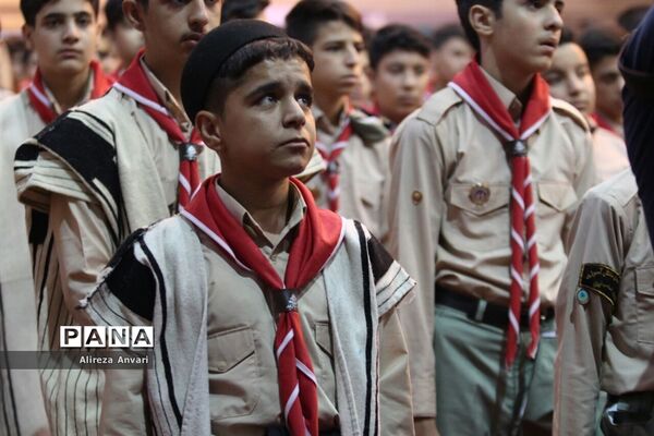 آیین افتتاحیه هشتمین دوره اردوی ملی در اردوگاه شهید باهنر تهران