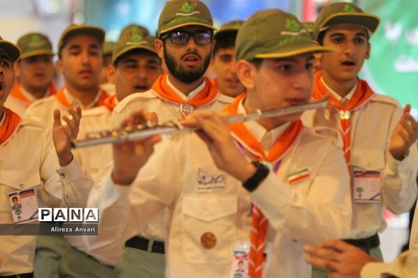آیین افتتاحیه هشتمین دوره اردوی ملی در اردوگاه شهید باهنر تهران