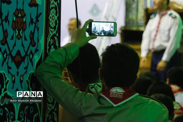 حضور سید حسن خمینی در هشتمین اردوی ملی پیشتازان