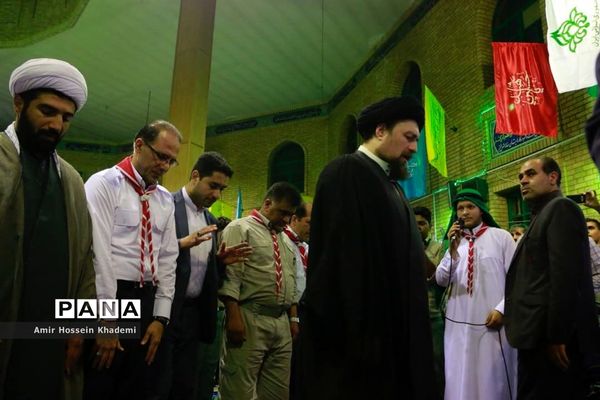 حضور سید حسن خمینی در هشتمین اردوی ملی پیشتازان
