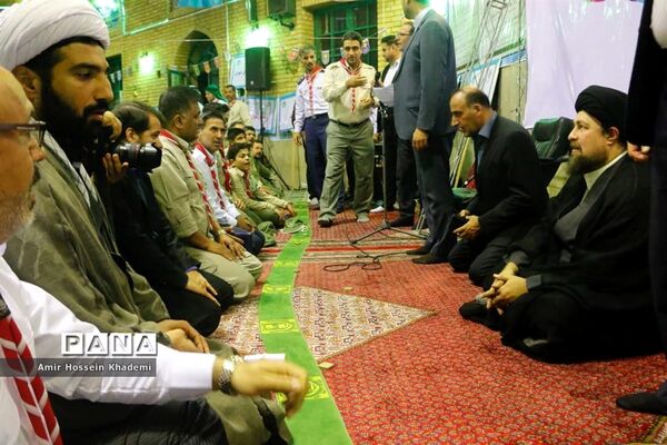 حضور سید حسن خمینی در هشتمین اردوی ملی پیشتازان