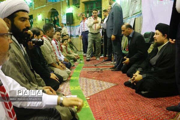 حضور سید حسن خمینی در هشتمین اردوی ملی پیشتازان