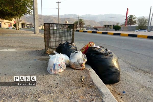 اوضاع نابسامان جمع آوری زباله در لامِرد فارس