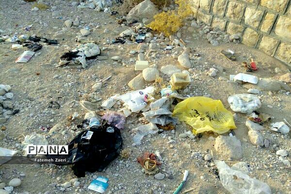اوضاع نابسامان جمع آوری زباله در لامِرد فارس