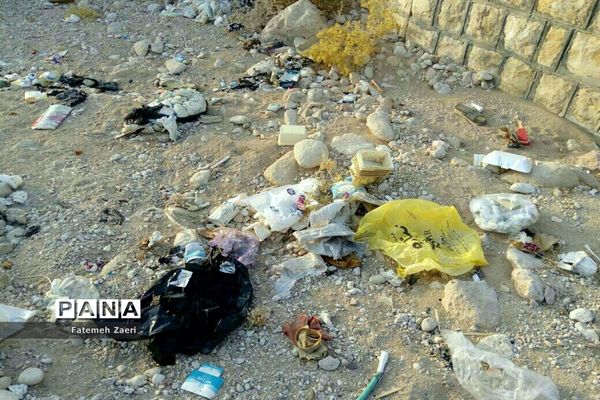 اوضاع نابسامان جمع آوری زباله در لامِرد فارس