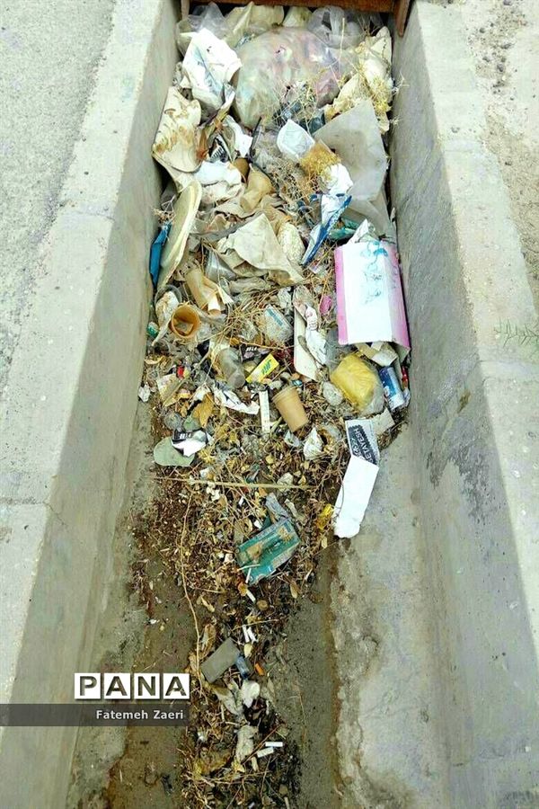 اوضاع نابسامان جمع آوری زباله در لامِرد فارس