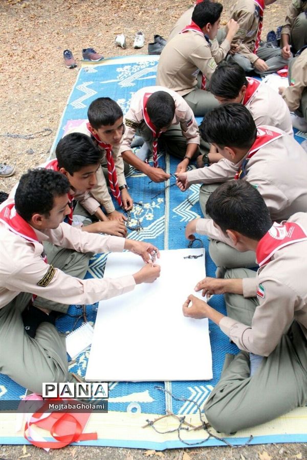 اجرای اولین برنامه های هشتمین اردوملی پیشتازان پسر