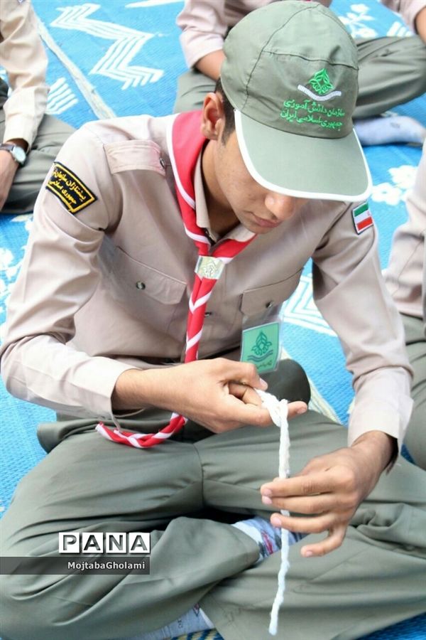 اجرای اولین برنامه های هشتمین اردوملی پیشتازان پسر