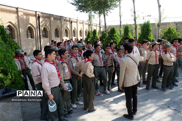 بازدید پیشتازان از باغ موزه قصر