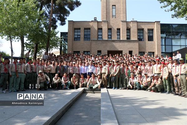 بازدید پیشتازان از باغ موزه قصر