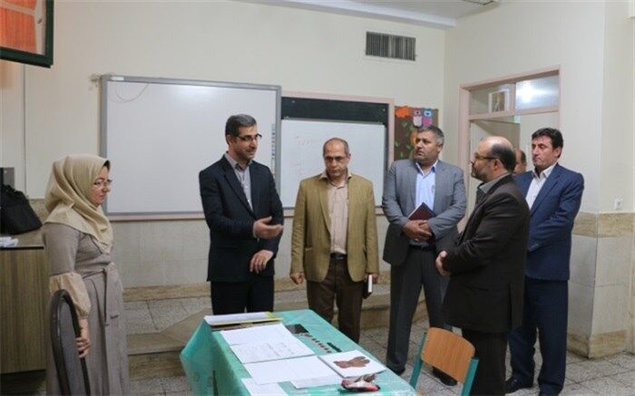 بازدید معاون سواد آموزی و رئیس اداره سنجش و ارزشیابی اداره کل آموزش و پرورش شهرستان های استان تهران از شهرری
