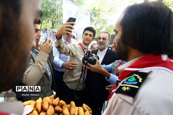 حضور وزیر آموزش و پرورش در هشتمین اردوی ملی پیشتازان، اعضا و مربیان