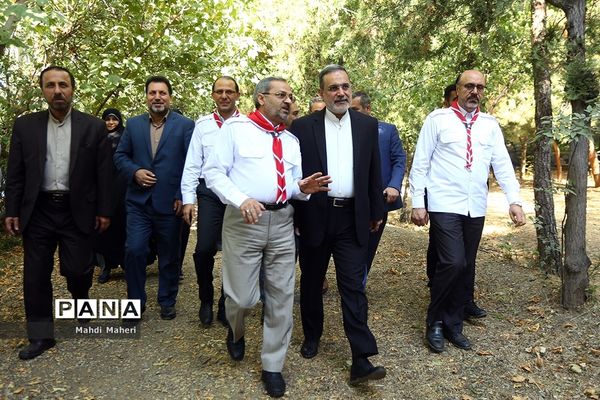 حضور وزیر آموزش و پرورش در هشتمین اردوی ملی پیشتازان، اعضا و مربیان