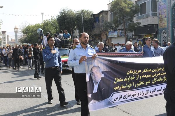 مراسم تشییع پیکر پاک شهید حسن ترکمان