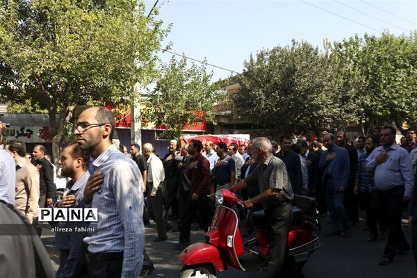 مراسم تشییع پیکر پاک شهید حسن ترکمان