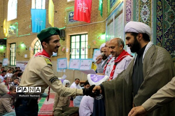 بازدید رئیس سازمان دانش‌آموزی استان آذربایجان شرقی از گروهان پیشتازان