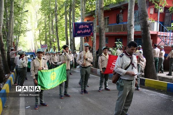 حضور پیشتازان خراسان رضوی در اردوی ملی