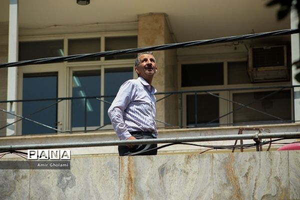 اطفا حریق ساختمان شرکت توسعه صنایع نفت قشم