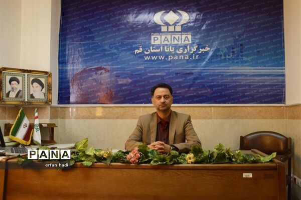 دیدار مدیر کل آموزش و پرورش استان قم از خبرگزاری پانا