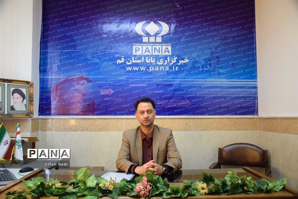 دیدار مدیر کل آموزش و پرورش استان قم از خبرگزاری پانا