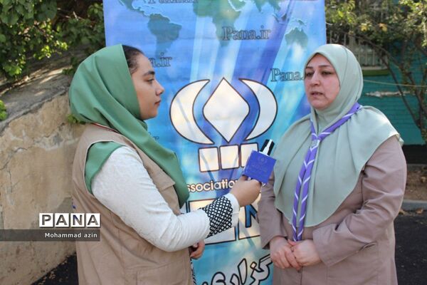 پیش اردوی پیشتازان دختر در کرمانشاه