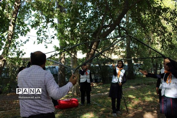 پیش اردوی پیشتازان دختر در کرمانشاه