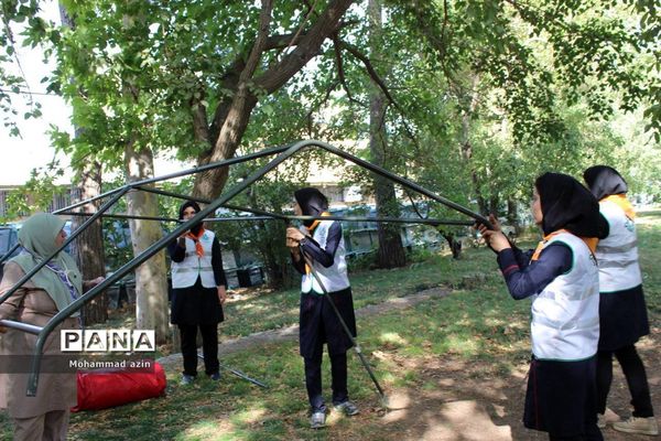 پیش اردوی پیشتازان دختر در کرمانشاه