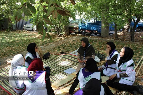 پیش اردوی پیشتازان دختر در کرمانشاه
