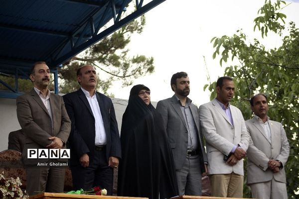 آیین استقبال دانش‌آموزان دختر شرکت‌کننده در سی و ششمین جشنواره فرهنگی، هنری سراسر کشور