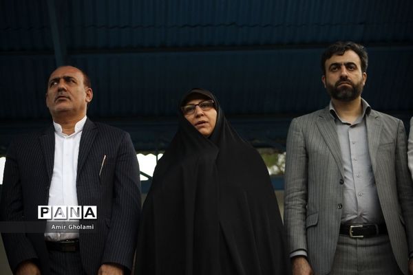 آیین استقبال دانش‌آموزان دختر شرکت‌کننده در سی و ششمین جشنواره فرهنگی، هنری سراسر کشور