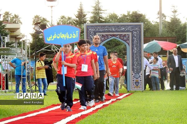 آیین افتتاحیه مسابقات ورزشی دانش‌آموزان پسر سراسر کشور در رامسر