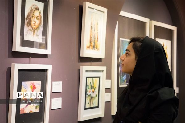 آیین گشایش نمایشگاه هنرهای دستی تجسمی دانش آموزان دختر سراسر کشور